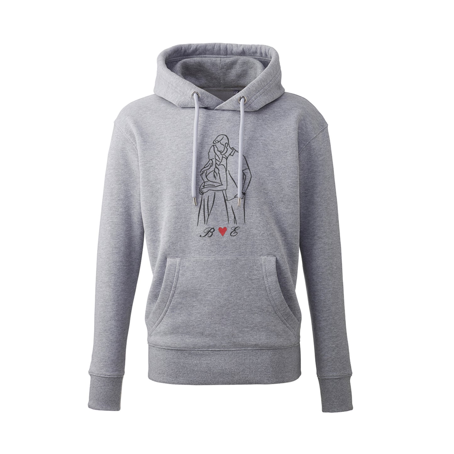 Personalised Hand-drawn Outline Embroidered Hoodies